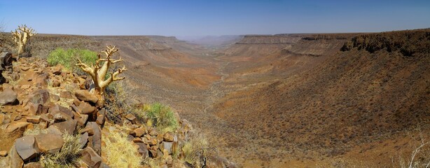 Klip River Valley viewed from Grootberg Lodge, Namibia