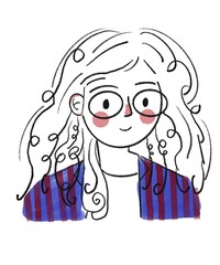 drawing of a woman's face white background, feminine