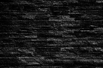 Black stone background. Dark gray grunge banner and  mountain texture. Black and white background