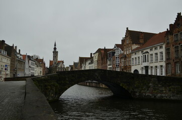 Fototapeta na wymiar Belgium scene in the city of Brugges