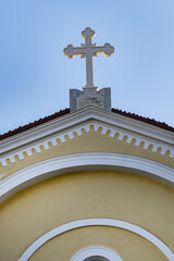 Orthodox Church of Saint Spyridon (Ekklisia Agios Spiridon). Agios Spyridonas, the patron saint of Piraeus, is oldest church of city. It built during years 1868 - 1875. Piraeus, Attica, Greece, EU.