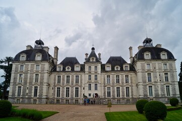 Fototapeta na wymiar Chateau Cheverny in the Loire Valley