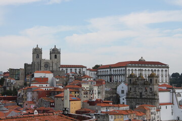 Naklejka na ściany i meble Porto cityscape in summer