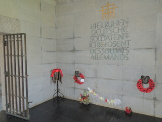 La Cambe, Francia. Cementerio alemán de la segunda Guerra mundial.