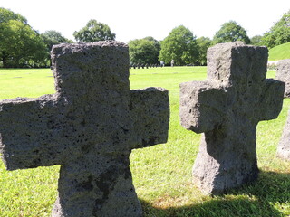 La Cambe, Francia. Cementerio alemán de la segunda Guerra mundial.