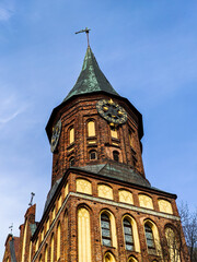 The reconstructed German cathedral of Konigsberg