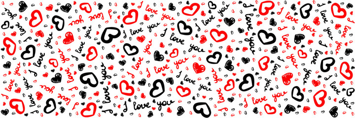 pattern love and heart, backgrounds love, wallpaper font and heart	
