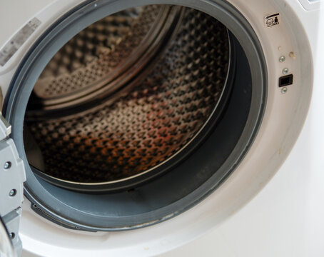 close up of a washing machine