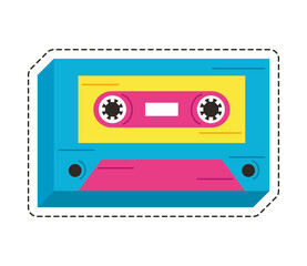 music cassette retro