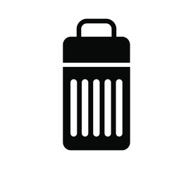 Trash bin icon