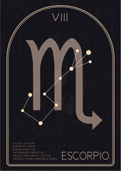 Scorpio zodiac sign / escorpio
