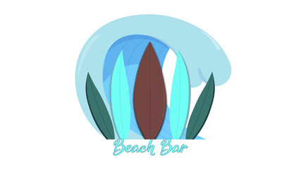 Obraz premium beach bar