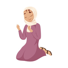 woman praying muslim