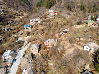 Aerial view of Village of Kosovo, Bulgaria