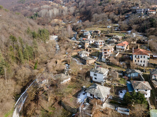 Aerial view of Village of Kosovo, Bulgaria