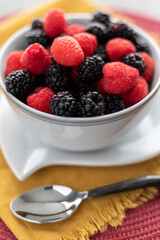 Freesh berries bowl