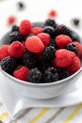 Freesh berries bowl