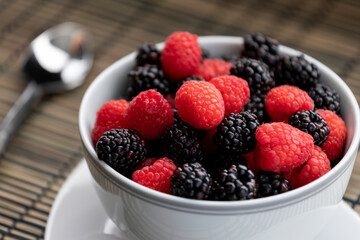 Freesh berries bowl