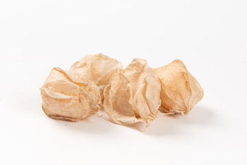 Cape Gooseberry isolated on white background. 