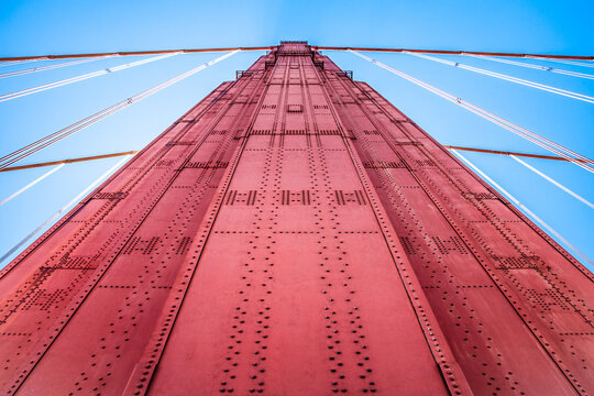 Golden Gate Bridge Tower - Powered by Adobe