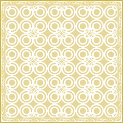 Pattern of hijab motif design with abstract foliage design. Silk scarf pattern vector design inspiration