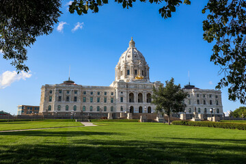 Minnesota State Capitol Building in Saint Paul, USA