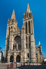 Fototapeta na wymiar Truro Cathedral in Truro, Cornwall, England