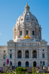 Fototapeta na wymiar Minnesota State Capitol Building in Saint Paul, USA