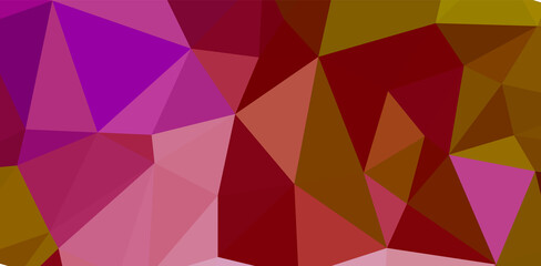 Colorful purple vivid polygonal triangular background pattern