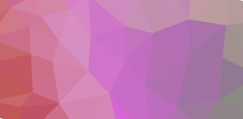 Obraz premium Colorful purple vivid polygonal triangular background pattern