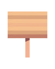 wooden street sign