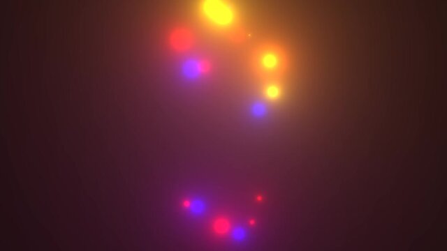 Cycling Cycle of Ryb Dots Turning Roiling