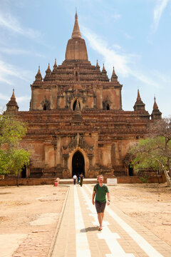 Gubyaukgyi Temple, Bagan Archaeological Zone, Buddhist temples, Mandalay, Myanmar