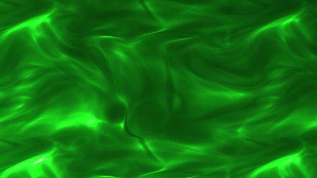 Water Waves Green Toxic Radioactive Liquid