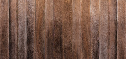 Brown wood texture background coming from natural tree. The wooden panel has a beautiful dark pattern, hardwood floor texture