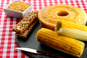 Food group of Festa Junina a typical Brazilian party