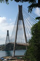 Obraz premium Indonesia Batam - Barelang Bridge no 1 vertical