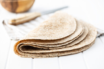 Whole grain tortilla wraps