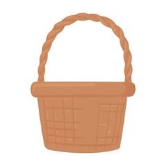 wicker basket empty