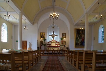 Fototapeta premium interior of the Mariavite church from 1907 in Peplowo, Poland 