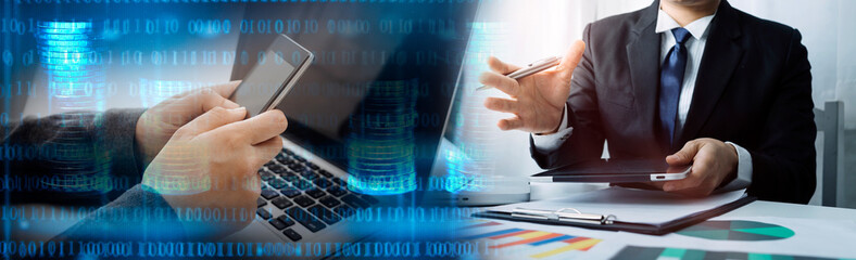 Online Selling or Online Shopping concept.Asian woman works at home by selling online and he is...