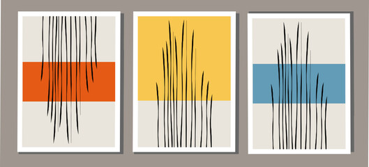 
abstraction, poster, banner, picture, abstract, minimalism, boho, grass, plants, wheat, modern, trend, fashion, top, illustration, vector, sea, linesinterior, wall, paintings on the wall, office, bed