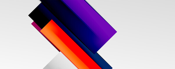 Color abstract lines trendy geometric background for business or technology presentation, internet poster or web brochure cover, wallpaper