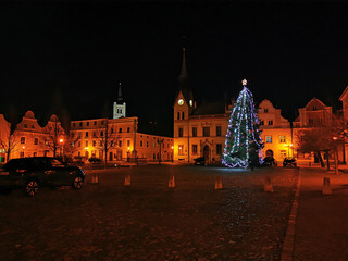 Vidnava small town from czech republic