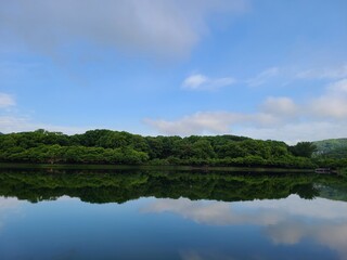 호수와 하늘 lake and sky