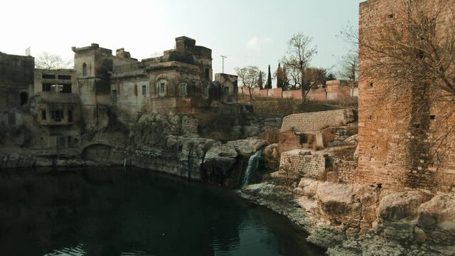 Katas Raj Hindu Temple #6. This shot is of an old Hindu temple know as Katas Raj Temple located in the Chakwal region of Pakistan