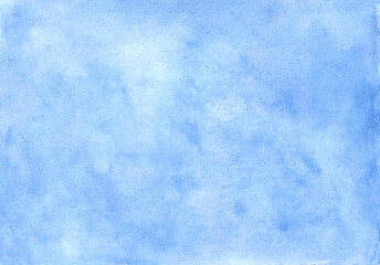 Blue abstract watercolor background