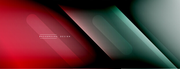 Dynamic lines abstract background. 3D shadow effects and fluid gradients. Modern overlapping forms