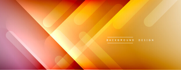 Dynamic lines abstract background. 3D shadow effects and fluid gradients. Modern overlapping forms