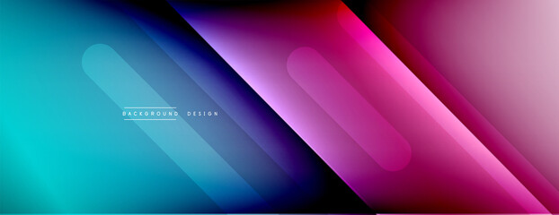 Dynamic lines abstract background. 3D shadow effects and fluid gradients. Modern overlapping forms